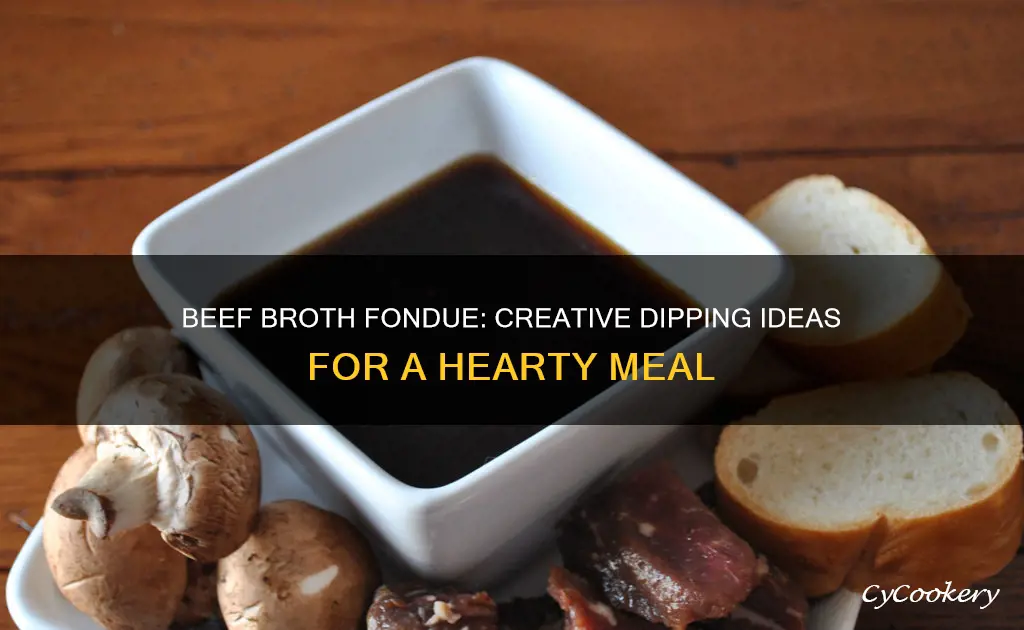 what to serve with beef broth fondue