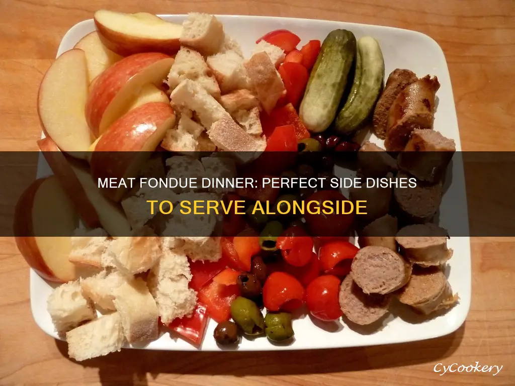 what to serve with meat fondue dinner