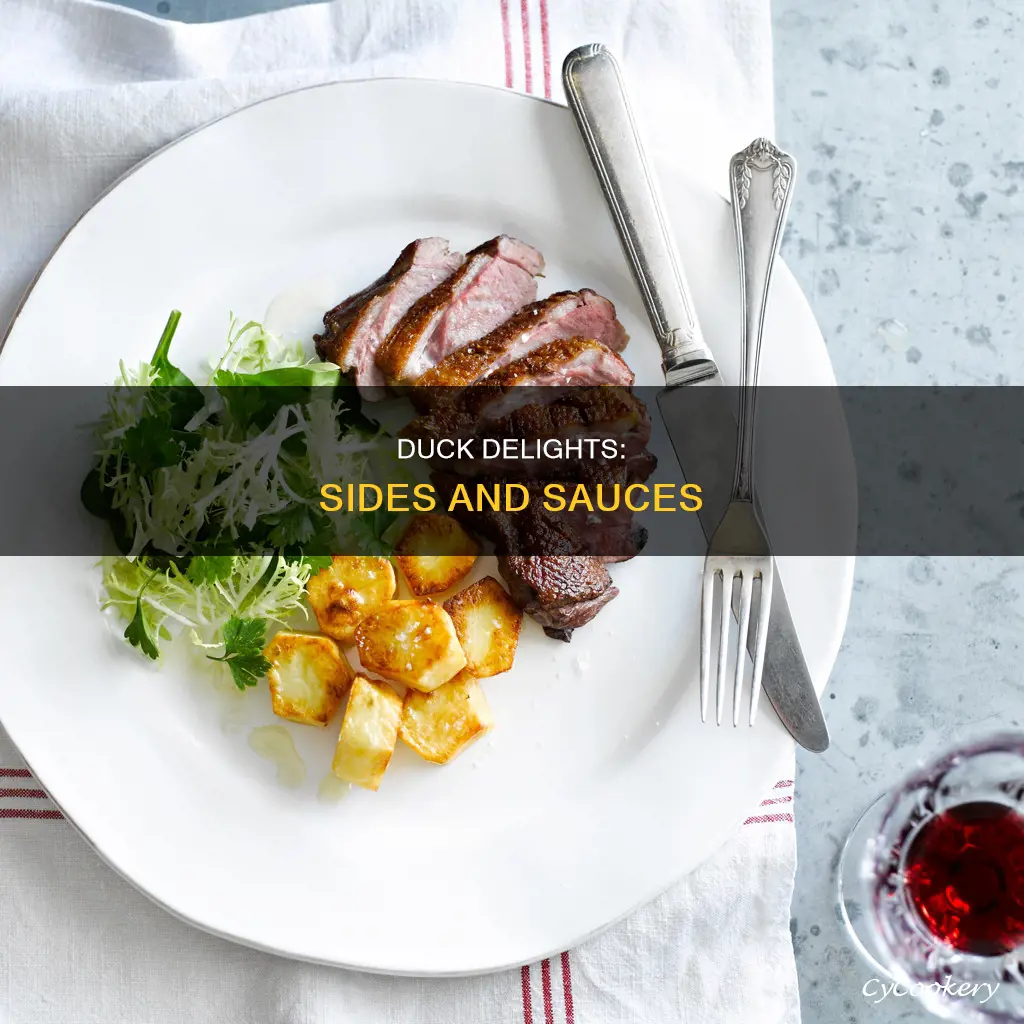 what to serve with pan-seared duck breast