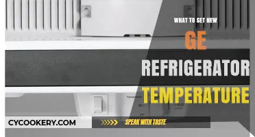 Optimal Temperature Settings for Your New GE Refrigerator: A Guide
