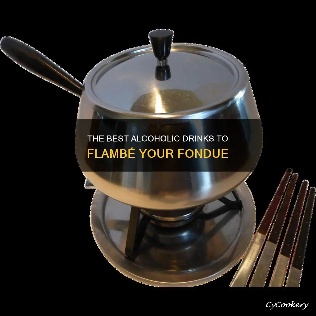 what to spray fondue with to flambe