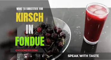 Delicious Fondue Without Kirsch: Alternative Ingredients for Your Pot