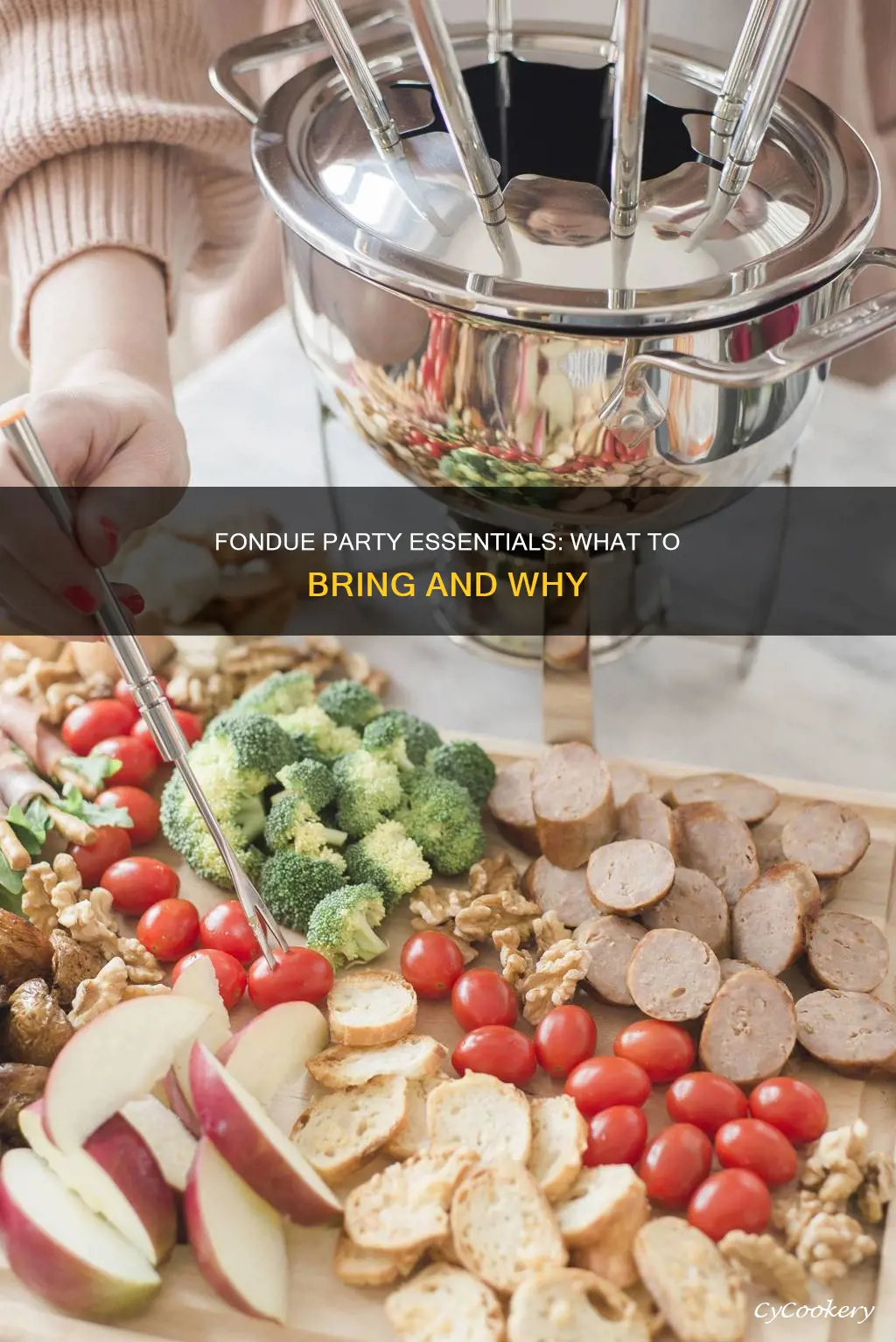 what to take to fondue party