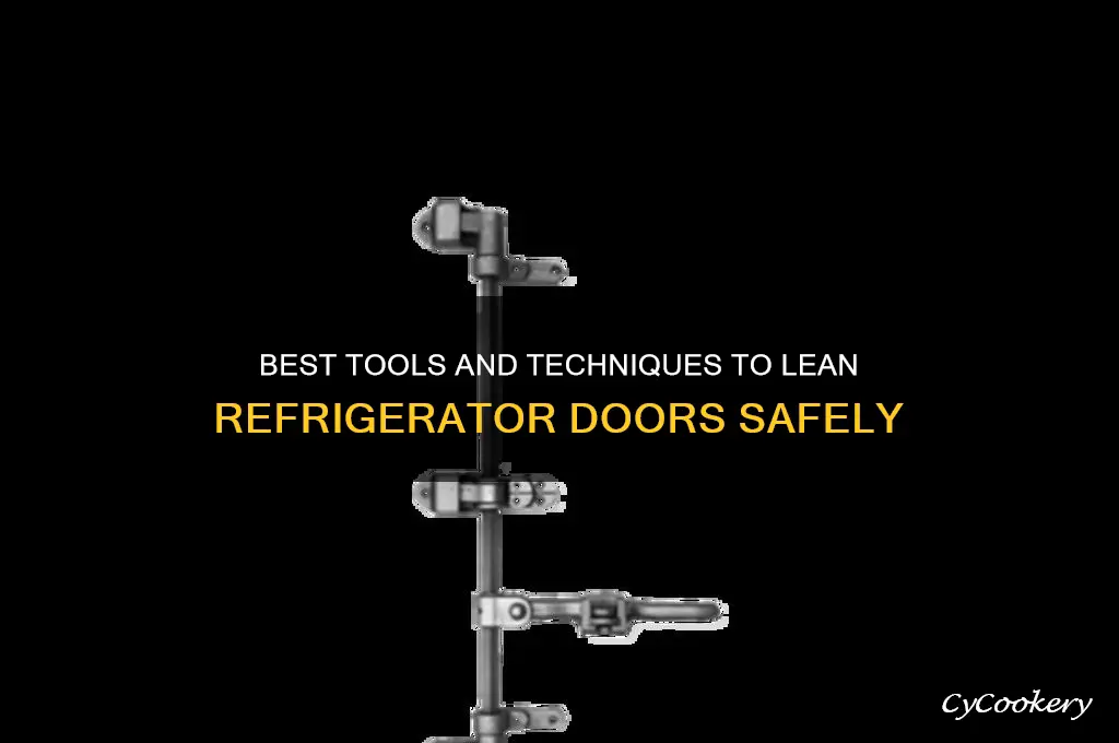 what to use to lean refrigerator doors