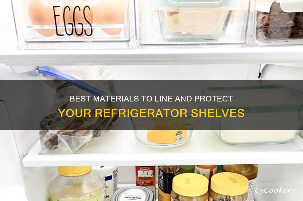 what to use to line refrigerator shelves