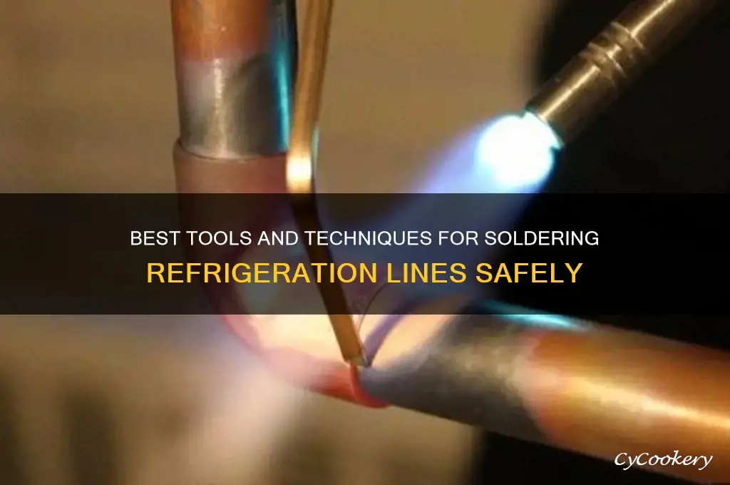 what to use to solder refrigeration lines