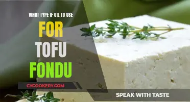 Tofu Fondue Oil Options: Choosing the Best for Your Taste