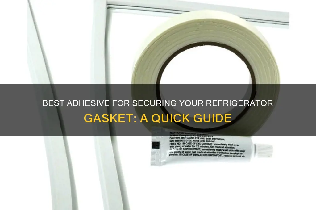 what type of adhesive for refrigerator gasket