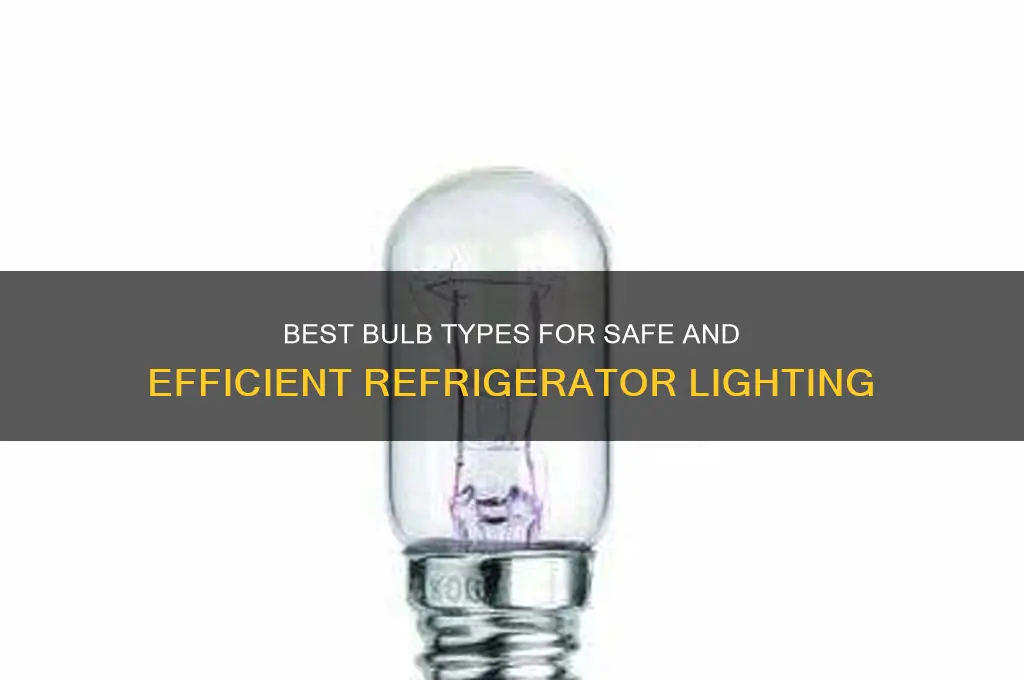 what type of bulb can you use in a refrigerator