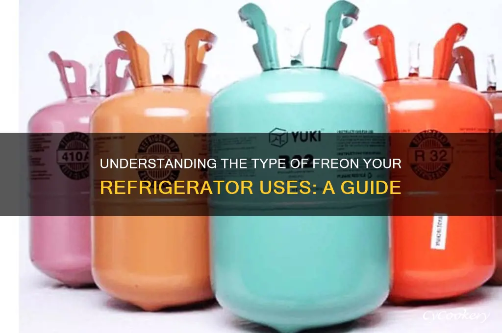 what type of freon does a refrigerator use