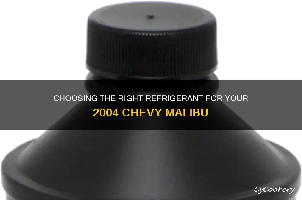 what type of refrigerant for 04 malibu