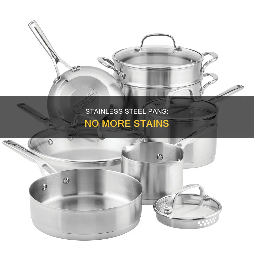 what type of stainless steel pans will not stai