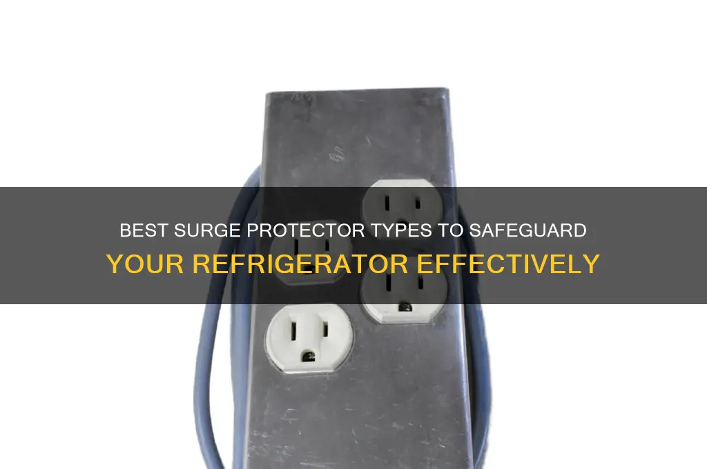 what type of surge protector for refrigerator