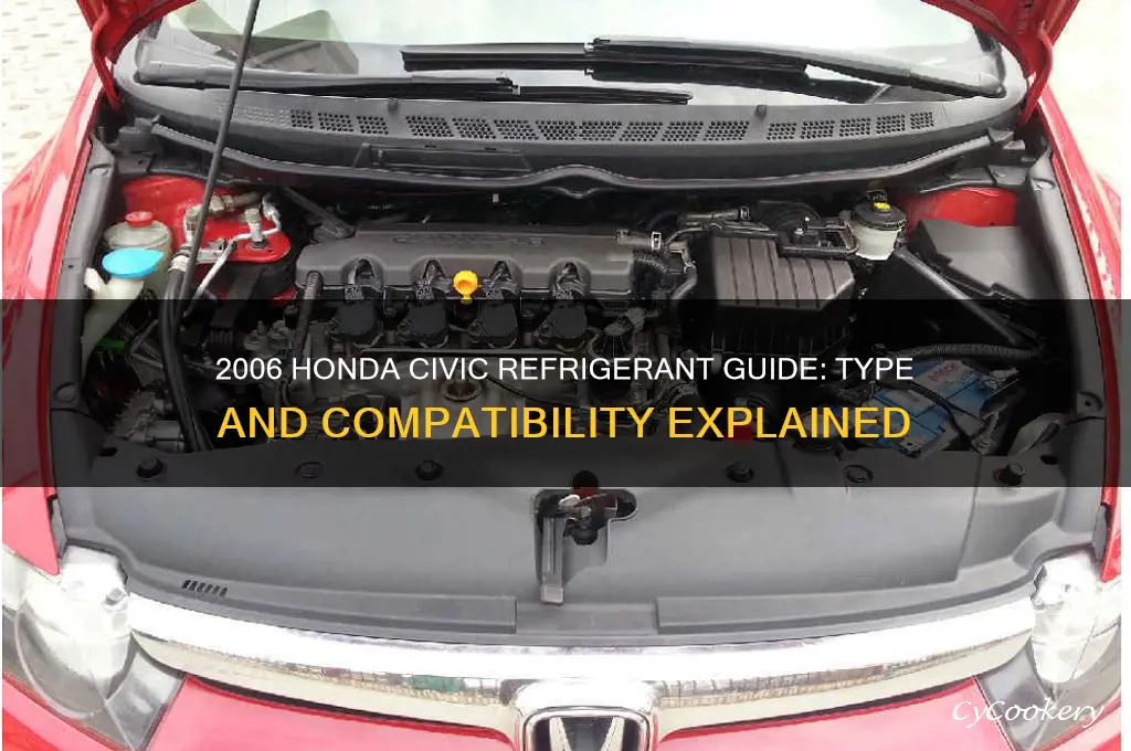 what type refrigeran in honda civic 2006