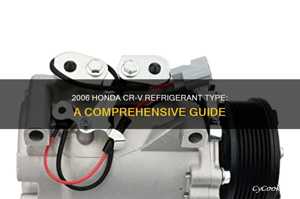 what type refrigerant is in 2006 crv