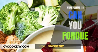 Fondue-Friendly Vegetables: What to Dip and Savor