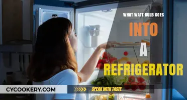 Choosing the Right Wattage Bulb for Your Refrigerator Lighting