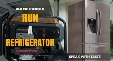 Choosing the Right Watt Generator to Power Your Refrigerator