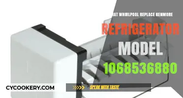 Whirlpool Replacement for Kenmore Refrigerator Model 1068536880 Guide