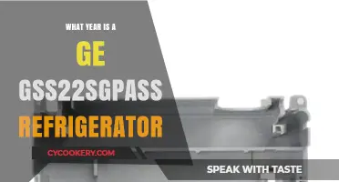GE GSS22SGPASS Refrigerator: Identifying Its Manufacturing Year