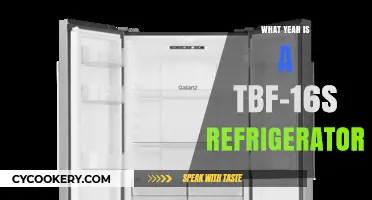 Discovering the Manufacturing Year of Your TBF-16S Refrigerator