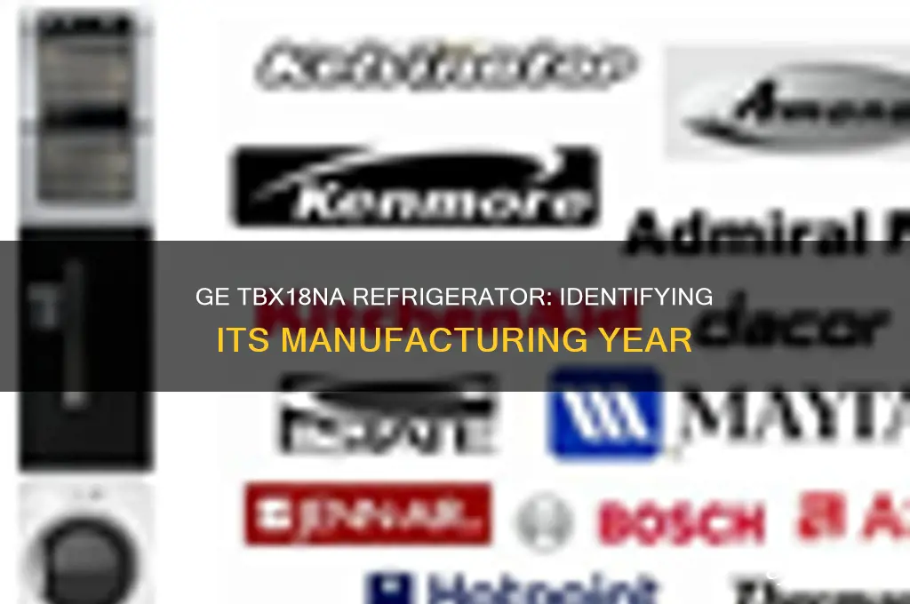 what year is a tbx18na ge refrigerator