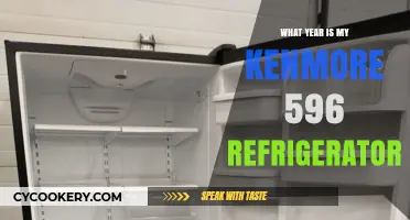 How to Determine the Year of Your Kenmore 596 Refrigerator