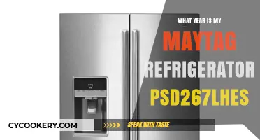 How to Determine the Manufacturing Year of Your Maytag Refrigerator PSD267LHES