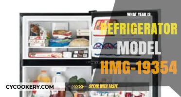 Refrigerator Model HMG-19354: Unveiling Its Manufacturing Year