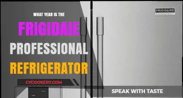 Discover the Year of the Frigidaire Professional Refrigerator Model