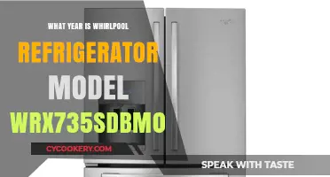 Whirlpool WRX735SDBM00 Refrigerator: Unveiling Its Manufacturing Year