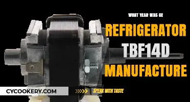 Discovering the Manufacturing Year of GE Refrigerator TBF14D
