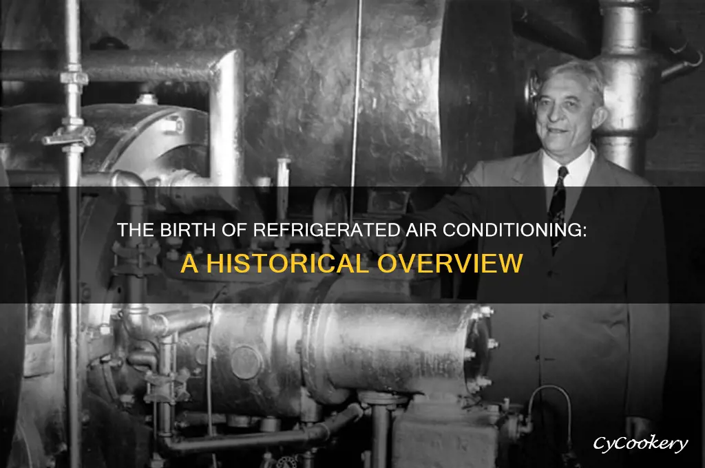 what year was refrigerated air conditioning started