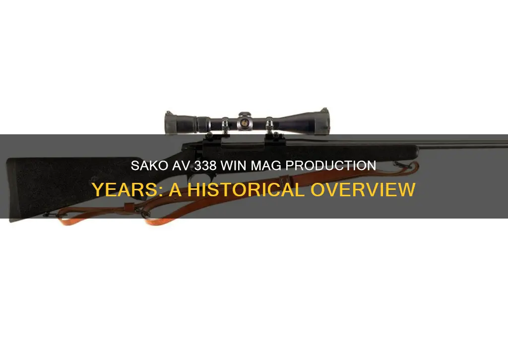 what years was the sako av 338 win mag made