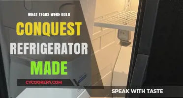 Gold Conquest Refrigerator Production Years: A Historical Overview