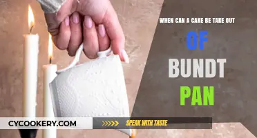 Unmolding a Bundt Cake: The Perfect Timing