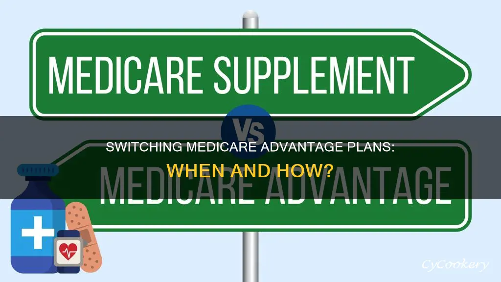when can ou witch medicare advntage pans
