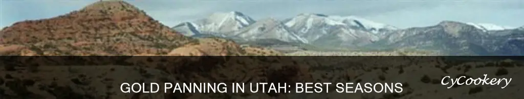 when can you pan for gold in Utah
