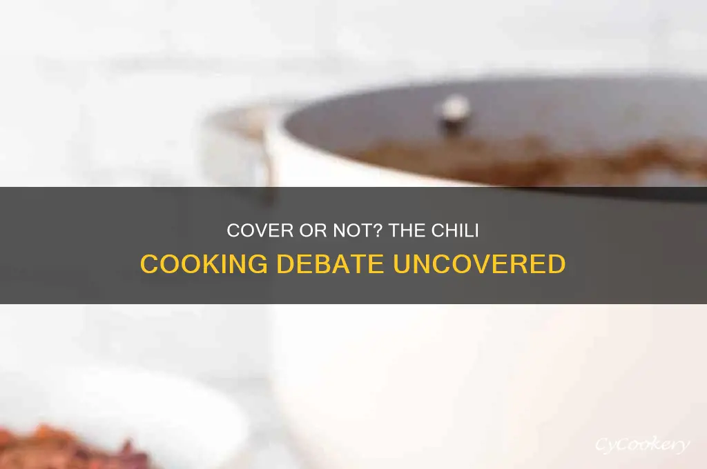 when cooking chili do you cover the pot