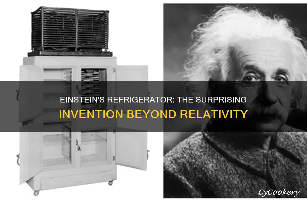 when did albert einstein create the refrigerator
