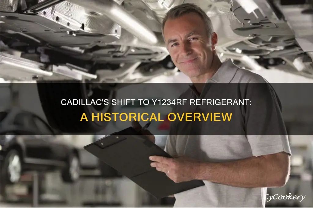 when did cadillac start with y1234rf refrigerant