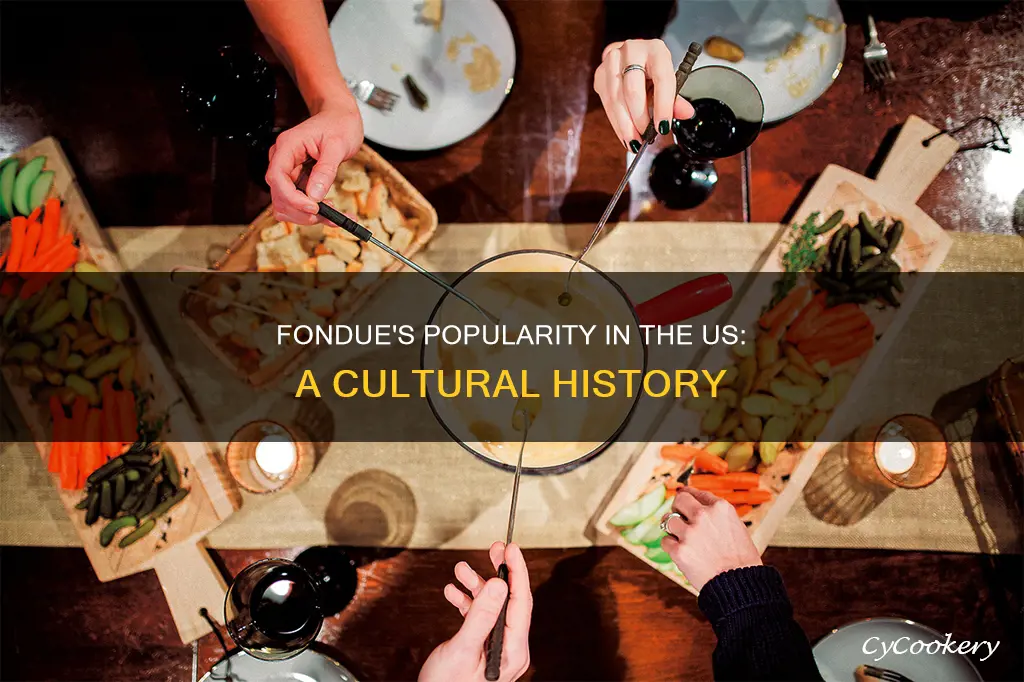 when did fondue become popular in the us