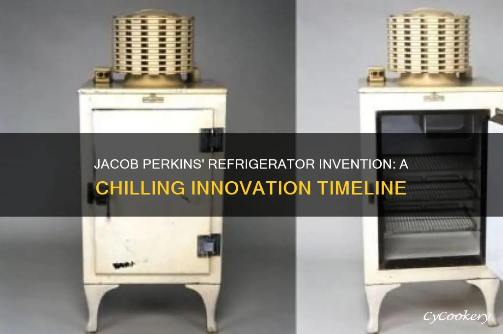 when did jacob perkins invent the refrigerator