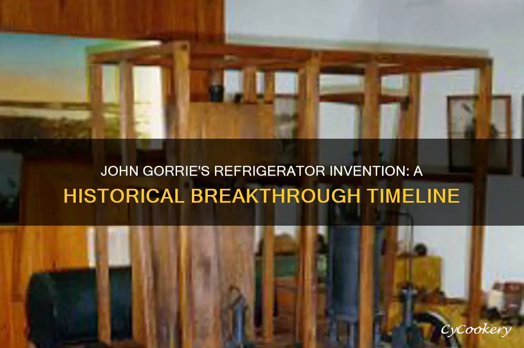 when did john gorrie invent the refrigerator