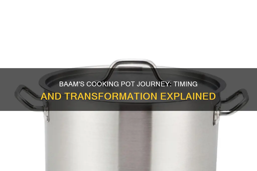 when does baam go into the cooking pot