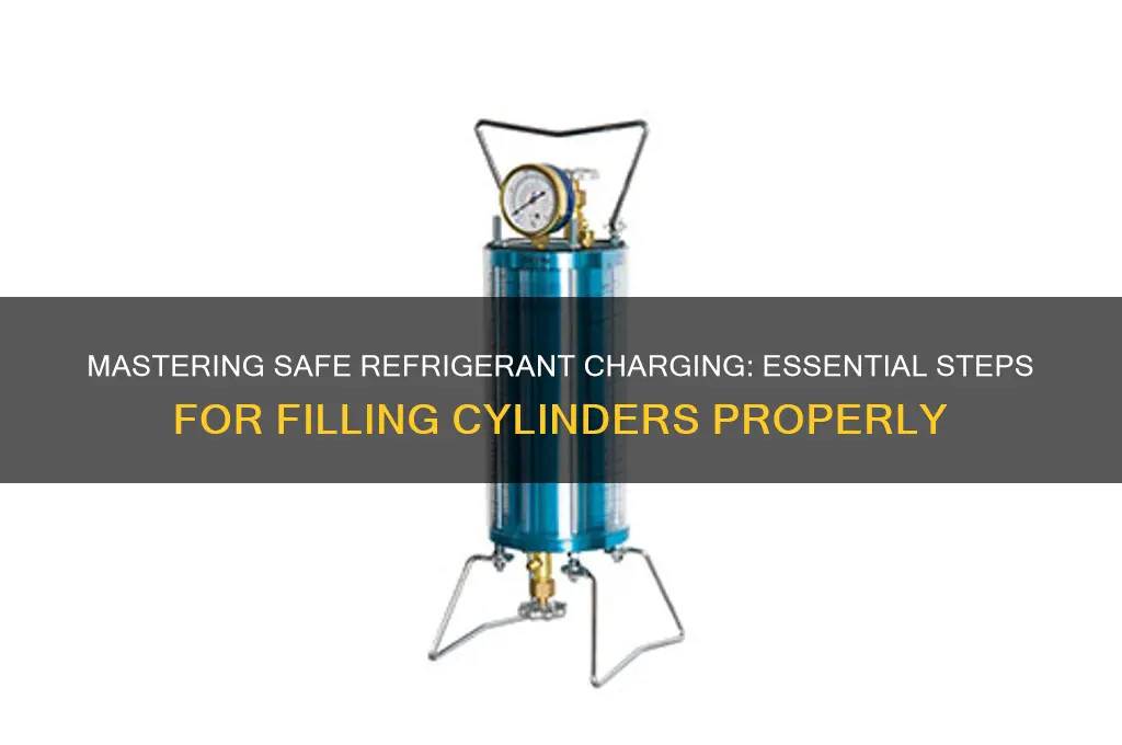when filling a charging cylinder with a regulated refrigerant