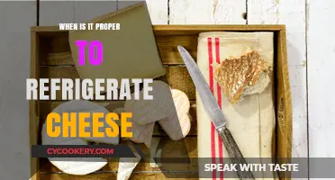 Proper Cheese Refrigeration: When and How to Store Cheese Safely