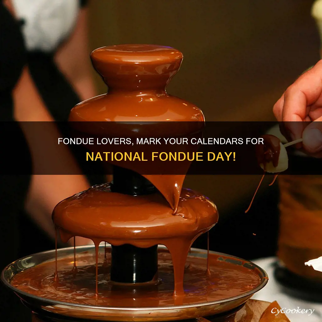 when is national fondue day