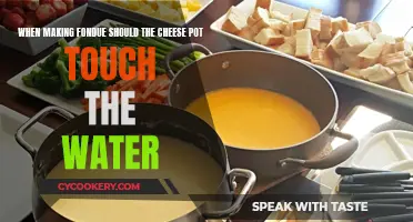 Cheese Pot and Water: The Perfect Fondue?