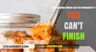 Refrigerating Kimchi: Tips for Storing Unfinished Batches Safely